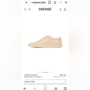 Women by common projects brand new original Achilles low top sneakers